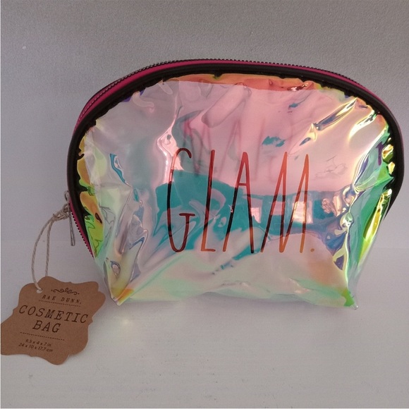 Rae Dunn Handbags - Rae Dunn GLAM Iridescent Cosmetic Bag - NWT